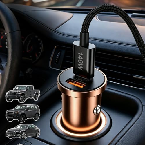 Car-Charger-USB-C-63W-PD30PPS-45W18W-Fast-Charging-Adapter Car Charger USB C, 63W PD3.0/PPS 45W+18W Fast Charging Adapter - Image 1