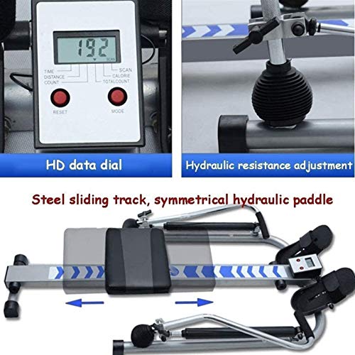 Image of Fitness Equipment Rowing Machine,Foldable Rower,Commercial Silent Rowing Machine,Indoor Hydraulic Rowing Machine,Household Multi Function Fitness Equipment Rowing Machine