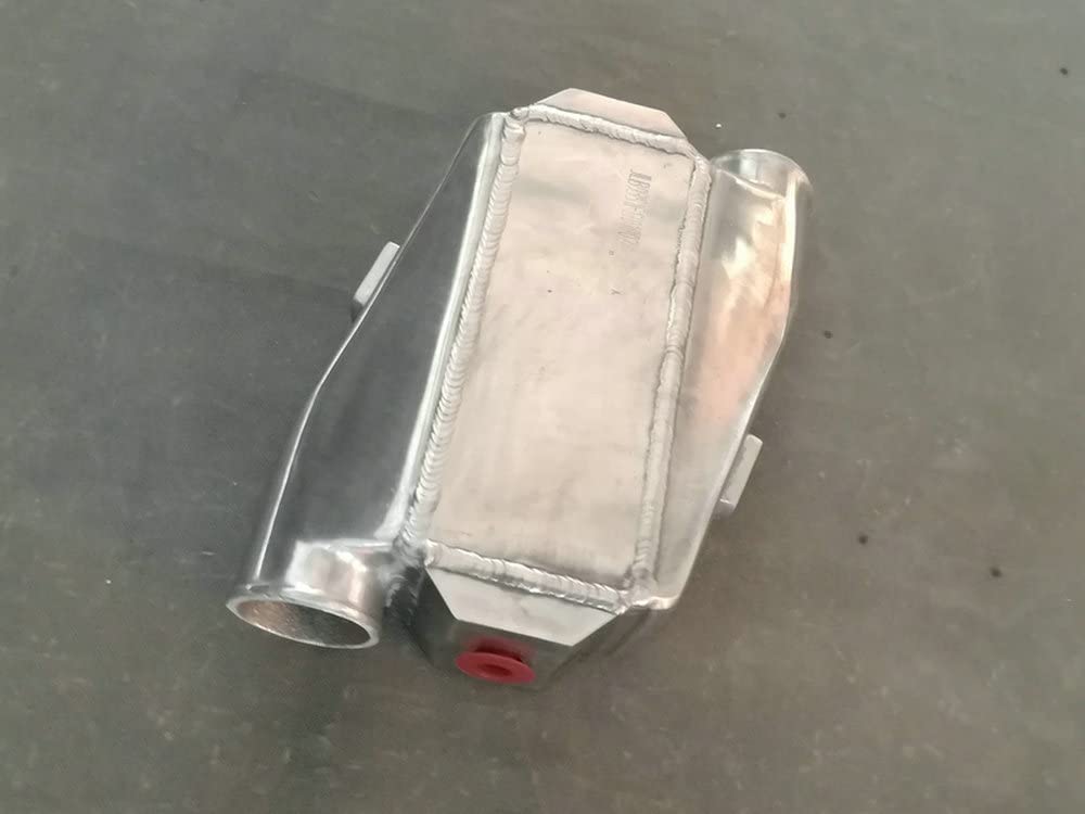 30 cm x 30 cm x 4,5 cala uniwersalna chłodziarka powietrza do wody aluminiowa turbo 180 stopni wylot wlotowy 3" 76 mm rura bar i wymiennik ciepła płytowy