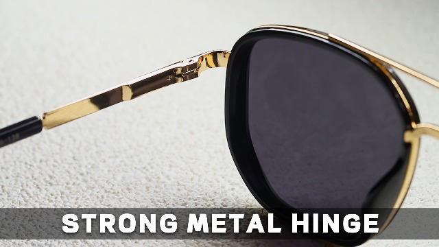 SODQW Tangle Free Aviator Sunglasses for Women Men Square Frame