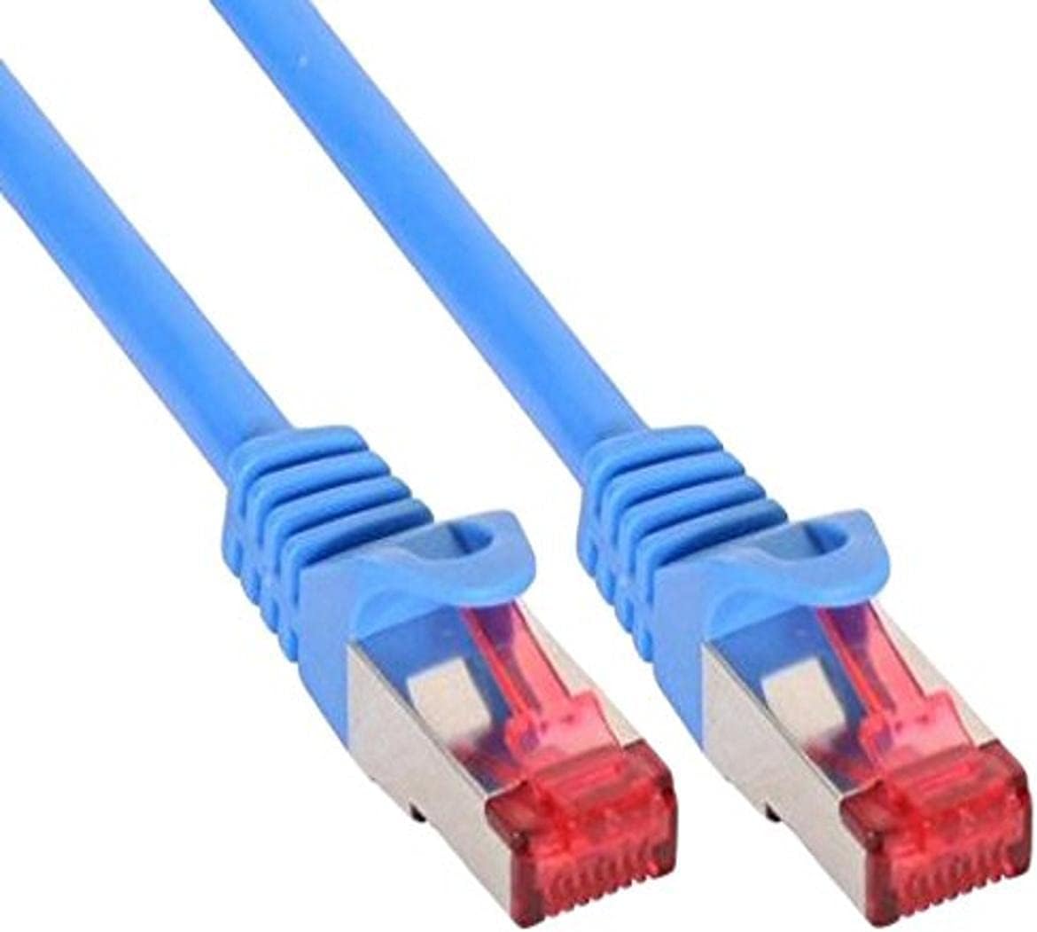 InLine® 76912B S/FTP Patch Cable 250 MHz Halogen Copper 1.5 m Blue