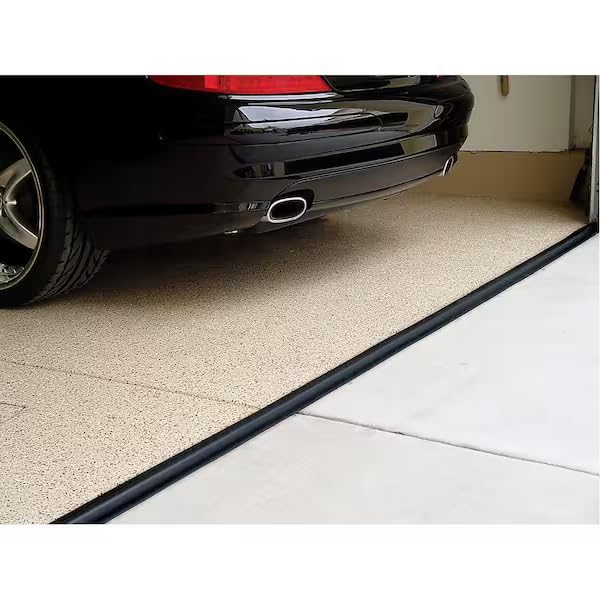 Duzzy Universal Garage Door Seals Kit, Weatherproofing Bottom Rubber With Brush And Aluminum