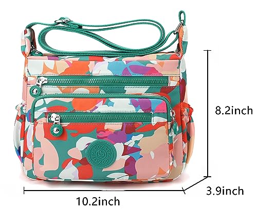 Image of Pealwel Women Shoulder Handbag Roomy Multiple Pockets Bag Ladies Crossbody Purse Tote Top Handle Satchel