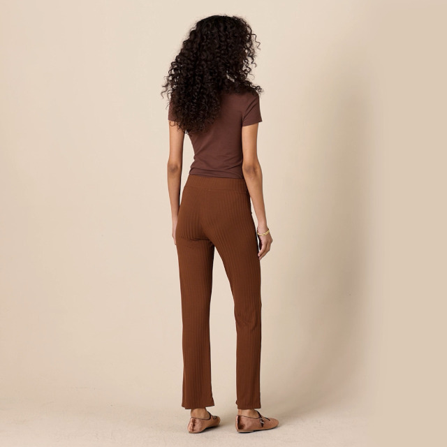 Essentials Pantaloni Donna A Costine Larghe E Svasati Alla Caviglia (ex Daily Ritual) - Marca Amazon