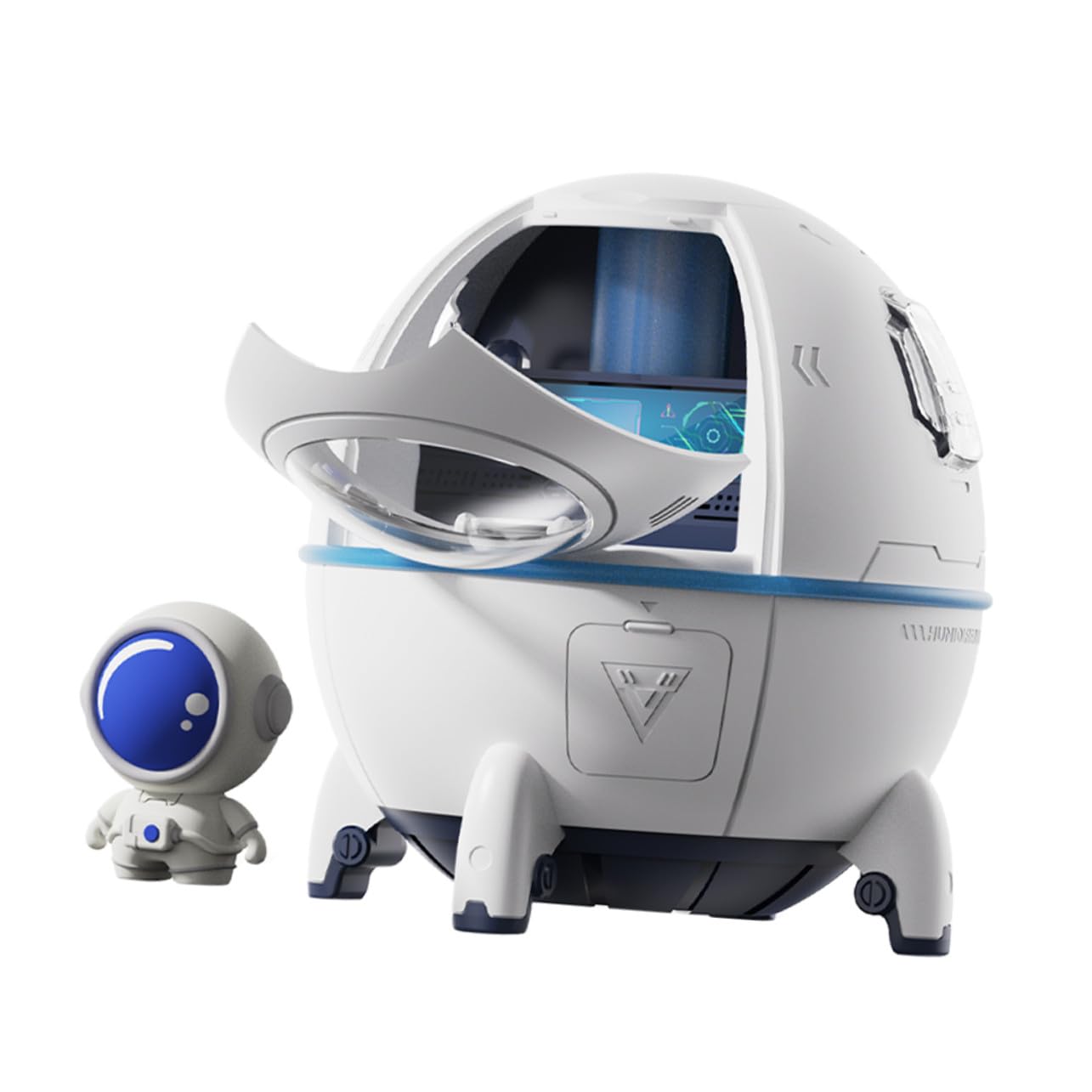 Humidificateur contre l'air sec de la chambre enfant : diffuseur USB astronaute 220ml silencieux