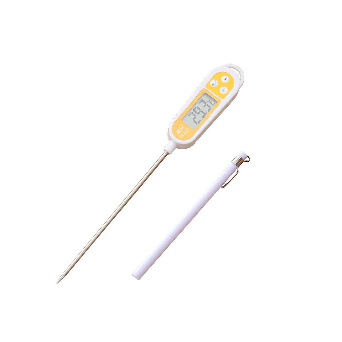 XINGYU Household Kitchen Food Thermometer, Water Temperature Meter, Water Temperature, Milk, Warm Oil, Warm Liquid, Baking, Electronic Temperature Probe, Black, Pink, Green, Yellow Ve