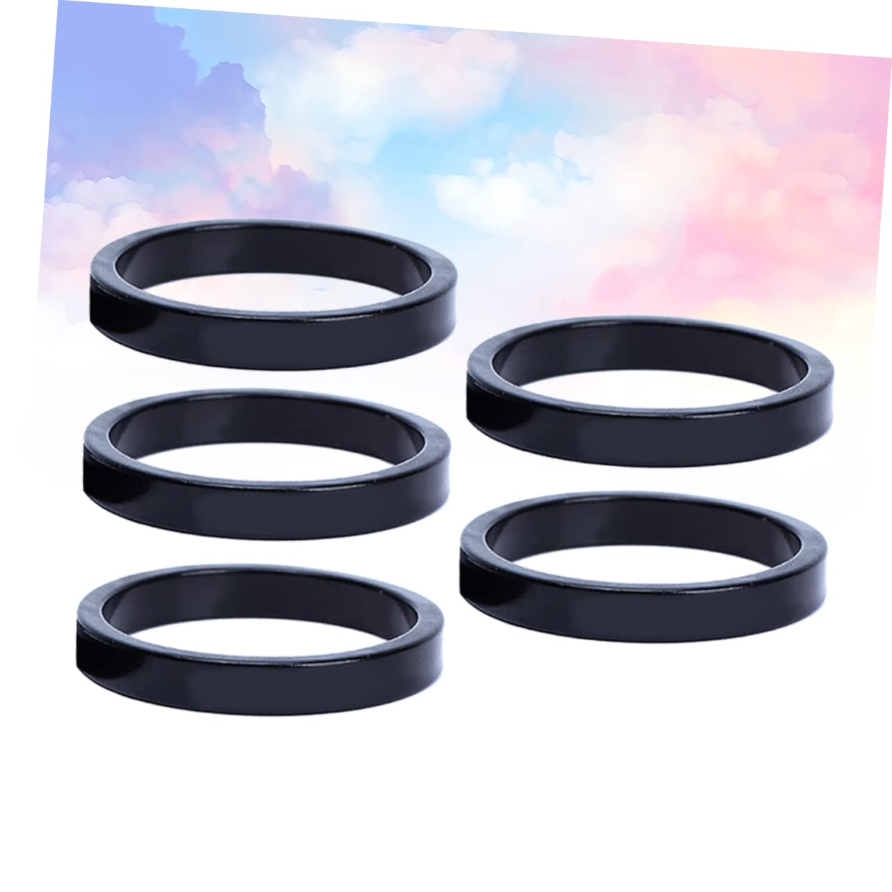 KOMBIUDA Bike Headset Threadless Front Fork Stand Gasket Aluminum Alloy Bike Headset Spacer