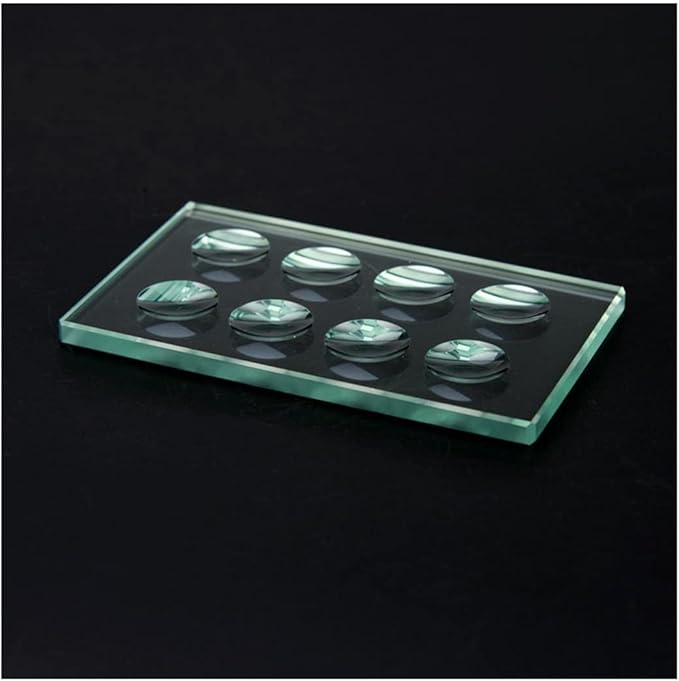 Lab Microscope Equipment Microscope Glass Slides 5mm Thickness Circular Concave