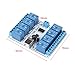 Walfront USB 8 Channel Relay Module DC 12V Programmable Relay Board with Type-B Interface for Home Automation Robotics PC Control
