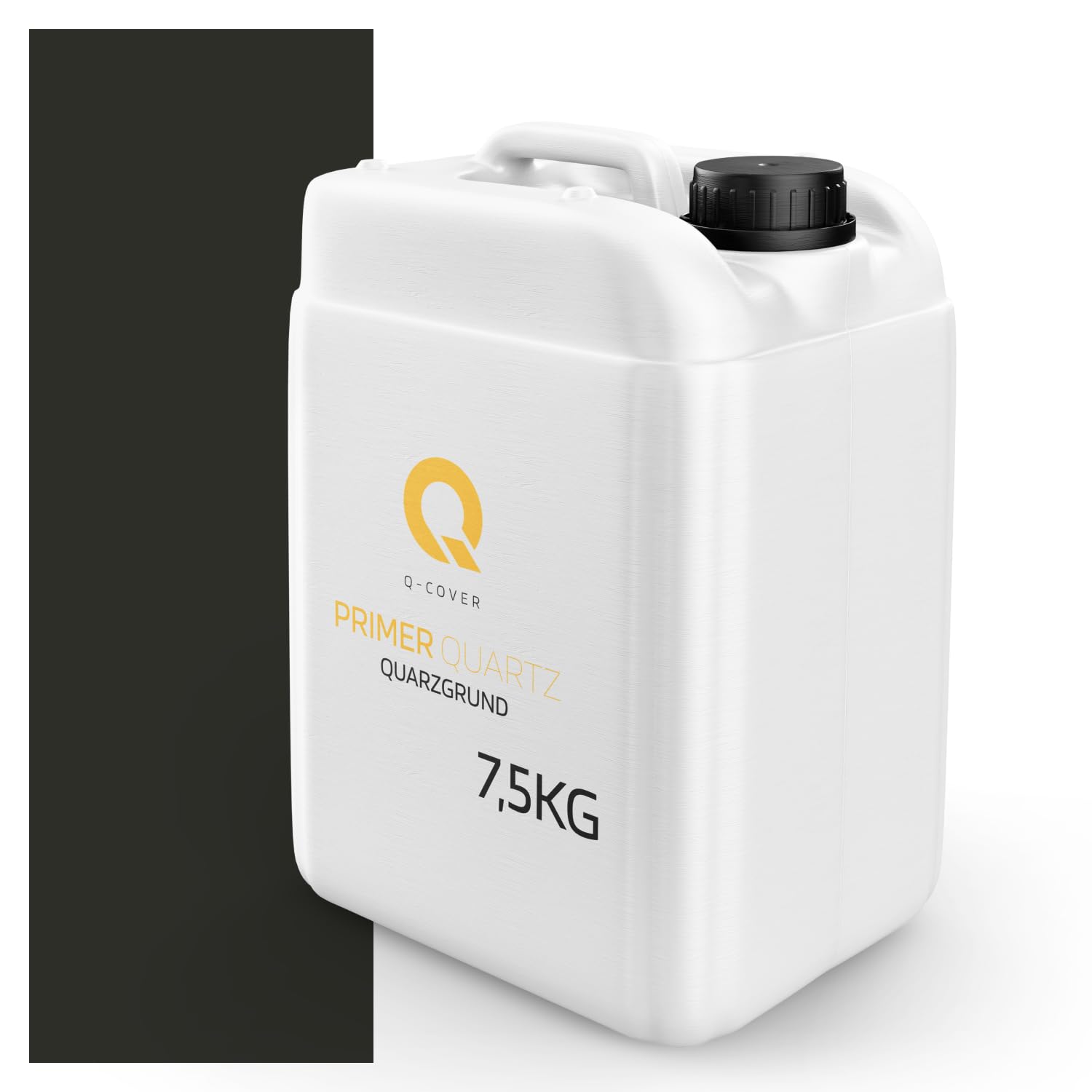 Quarzgrund für Dekorativer Putz mit Mica Dunkelgrau D921 7,5KG | Acrylatdispersion Grundiermittel Innen & Außen für Wände und Decken Grundierung Schutz Mosaikputz ca. 0,3-0,4 KG/m2