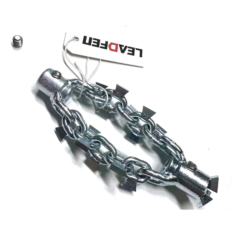 con removedor de obstrucciones de drenaje de cabeza de taladro DN50mm limpiador de serpientes de tubo 6mm eje flexible fregadero de cable desatornillador de bañera