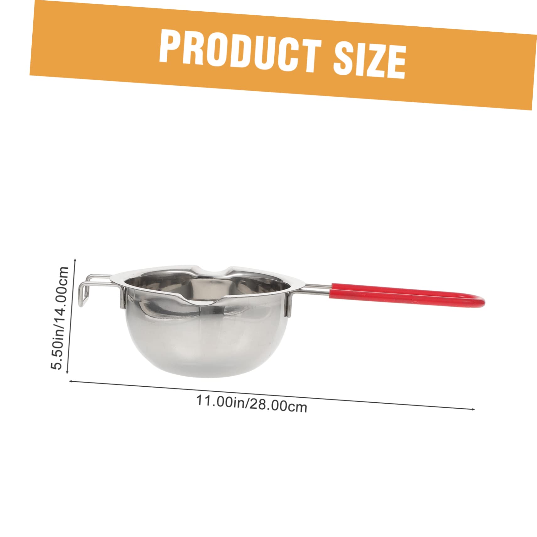 ULTECHNOVO Ciotola in Acciaio Inossidabile per Scioglimento e Cioccolato, Set per Cucina e Cucina Artigianale