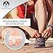 Dr. Frederick's Original Deluxe Bunion Pad & Toe Spacer - 2 Pieces - Soft Gel Toe Separators for Active People - Pain Relief for Bunions & Tailor's Bunions - Heavy Duty