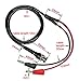 Amadget Coaxial Cable BNC Male to Dual Banana Plug Test Lead for Oscilloscope