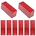 LWZko 12 Piezas Reflectantes para Camiones, Reflectante para Remolques, Rectangular Reflectante, Universal Catadrioptico Trasero para Caravana, Camión, Remolque, Barco, Motocicleta, Rojo - Estilo C