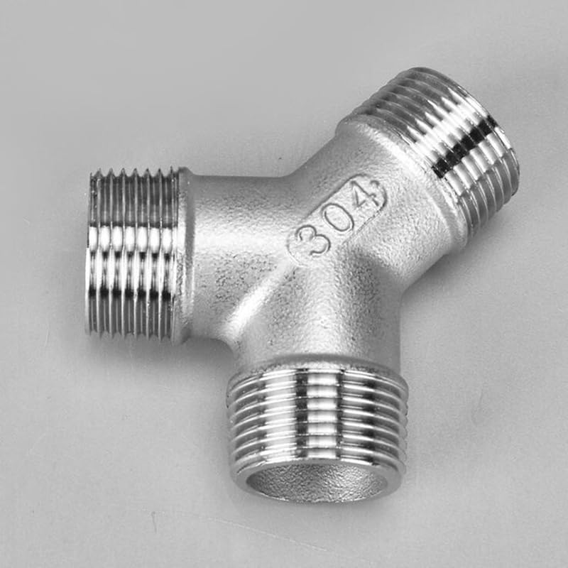 Conector de junta SS304, rosca macho BSP de 1/4 ''-2'', acero inoxidable 304, igual a 3 vías Y tipo DN8 - DN50, 1 ud.(1-1/2")
