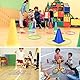OOTSR 12 stücke Kunststoff Toss Ringe Set für Ring Toss Spiel, 22cm und 30cm Drinnen draußen Kinder Target Übungsspiele, Party Favor Spiele, Karneval, Garten (6 Farben)