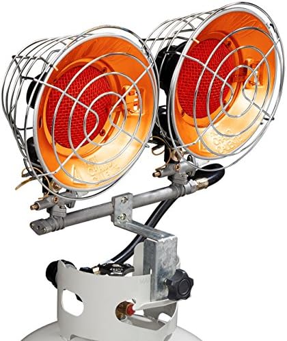 Propane Gas Tank Heater - Which 5 Will Keep You Warm This Winter? 8 Avenger FBDTP30 Infra-Red Tank Top Outdoor Heater for Use with Propane Gas Tanks for Camping, Patios, and More, Double Burner, 30,000 BTU, Silver