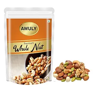 International Healthy Premium Fruit, Nuts & Fiber SuperMix,Nuts with Dry Fruits (500gms) | Dried Almonds | Cashews | Pumpkin Seeds | Green Raisins, Pistachio Kernels & Walnut Kernels