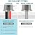 Metpure Airgap 3-Port Brass RO Faucet for Reverse Osmosis Drinking Water Systems. Features Pre-Installed Drain Tubes, Contemporary Design. Includes Wrench and Adapters. (Brushed Nickel)