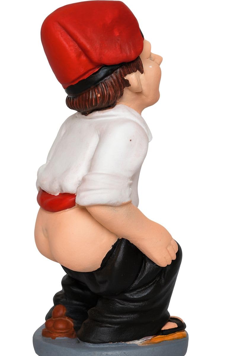 BEST&FREE Caganer o Caganet Belen de Navidad 12cm. La Favorita de Las Figuritas del Belen. Adorno de Navidad para Belenes Navidad Figura cagon Belen.