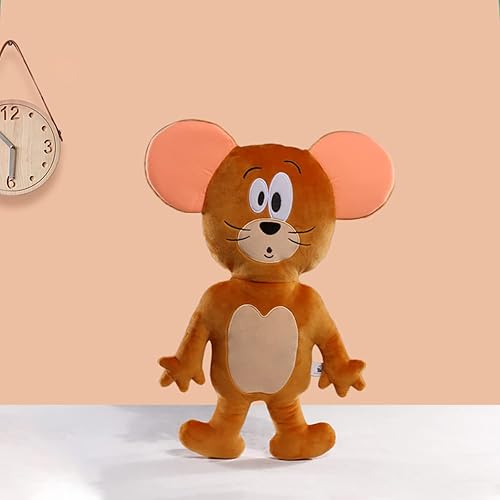 Miniatura 2 de Zgwafdww SoMiaLaan Adorable juguete de peluche de gato y ratón abrazable para gatos y ratones (Mouse B 19.7in)