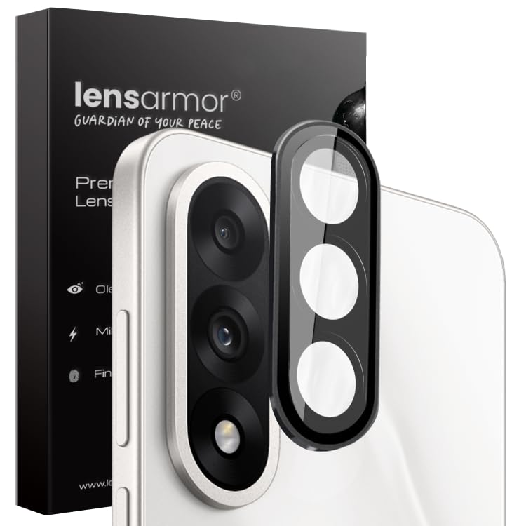 Image of Lensarmor Compatible with OnePlus Nord 5 Camera Lens Protector (1 Pack) - Premium 9H Tempered Glass with Military-Grade Protection, Ultra-Clear, Scratch Resistant & Case-Friendly Design