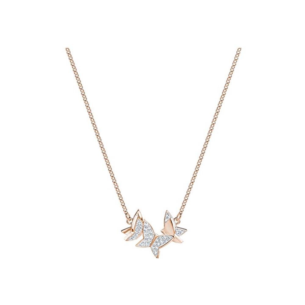 Swarovski Lilia Rose Gold Butterfly Necklace Desertcart Seychelles