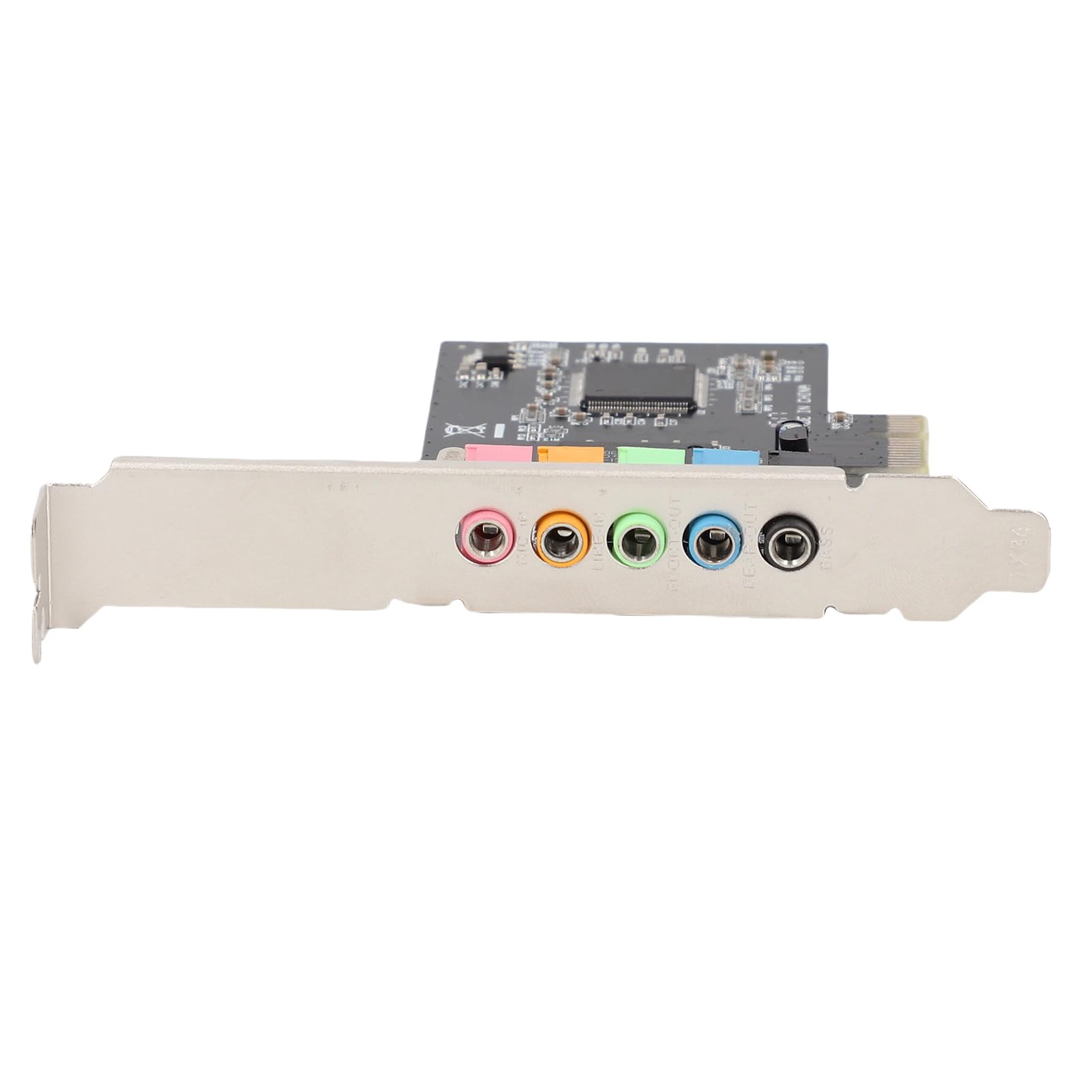VBESTLIFE Scheda Audio PCIe, 5.1 Scheda Audio Interna con Staffa a Basso Profilo, Audio Surround Stereo 3D per PC Desktop