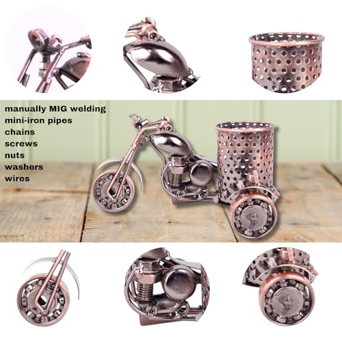 Motocicleta de metal hecha a mano que soluciona la falta de personalidad en la decoración del hogar 4