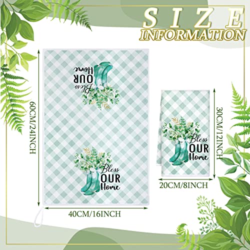 Set Of 6 Eucalyptus Kitchen Towels Spring Summer Dish Towels Absorbent Tea Towels 24 X 16 Inch Eucalyptus Get Cozy Lover Gifts Holiday Wedding Gifts Hand Towels For Farmhouse Kitchen Bathroom Decor #TOP2