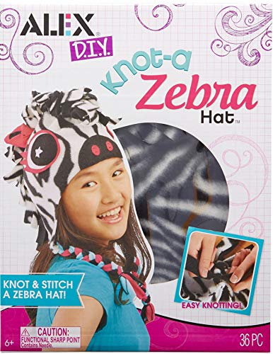 ALEX DIY Knot-A Zebra Hat Craft Kit