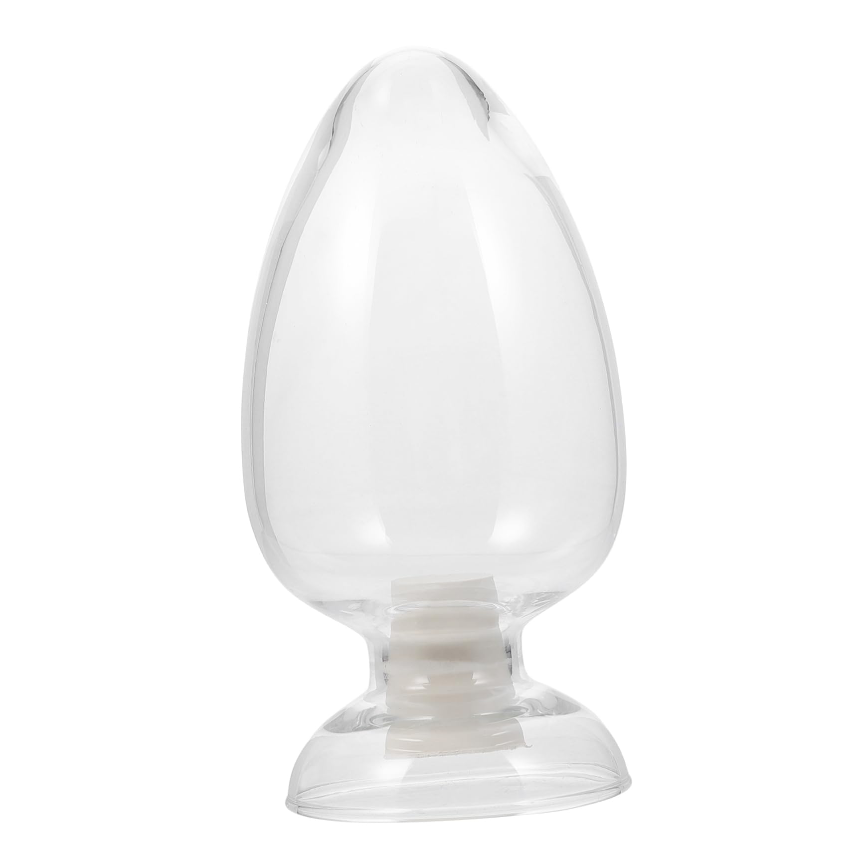 COSMEVIVI Conical Sample Bottle Glass Laboratory Vial Serum Containers Medicine Bottle