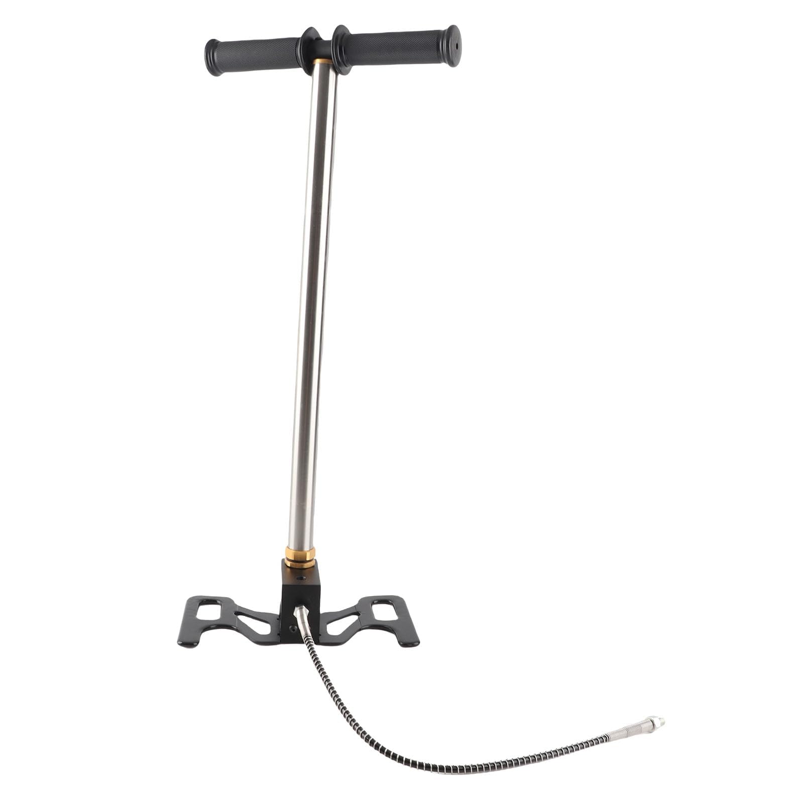 Hochdruck Luftpumpe Edelstahl Handpumpe Stecker Luftschlauch für Sauerstoffflaschen
