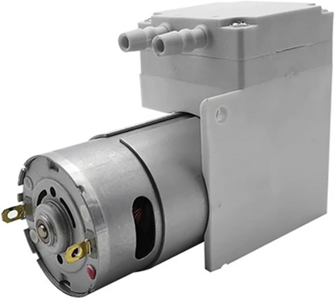 DC 24V Micro Silent Vacuum Pump Vacuum Packaging Machine Pump High Pressure Piston Pump 8-12L/MIN 12W -70KPA