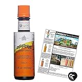 Angostura Orange Bitters 4oz Bottle with Phone Grip and Bitters Selections Recipe