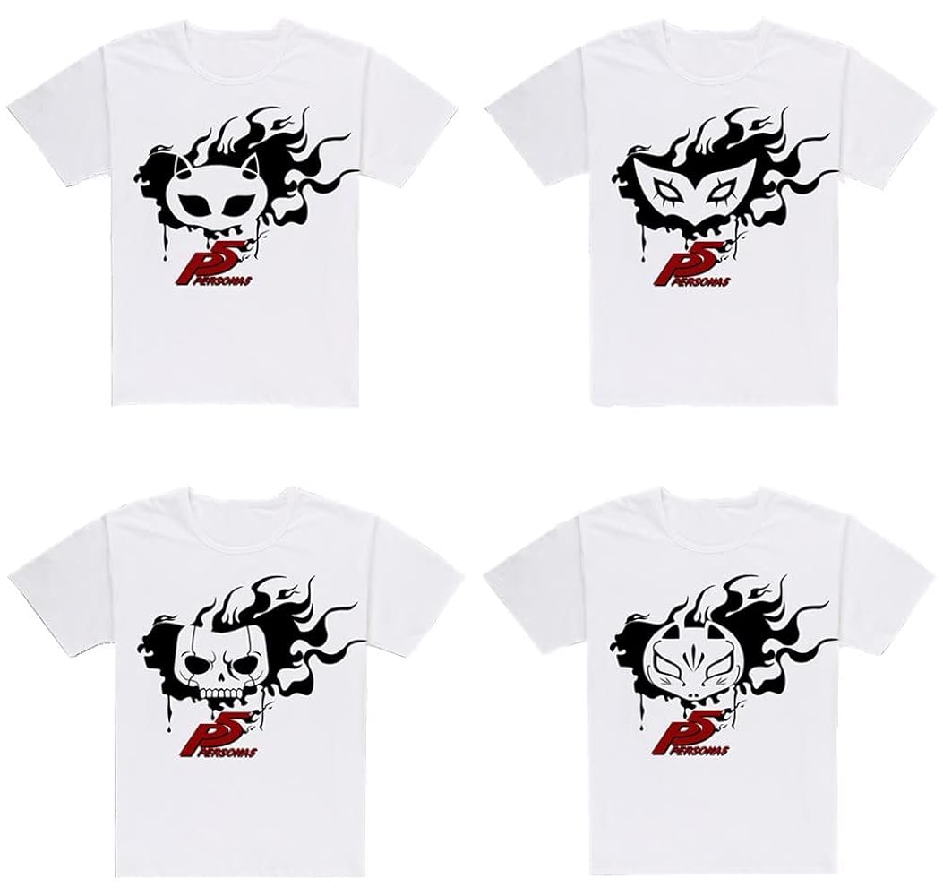 Amazon.co.jp: [ASAR] ペルソナ 5 Tシャツ 夏服 主人公 雨宮蓮