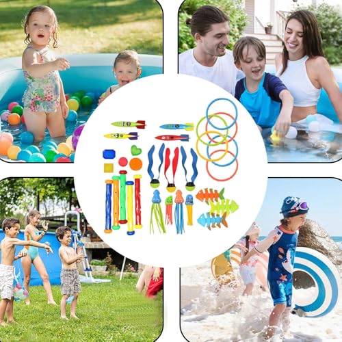 Ensemble de plongée portable et compact avec accessoires de piscine ludiques - 4