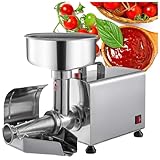 【MOTEUR PUISSANT】: ce moulin à tomates professionnel est équipé d'un puissant moteur de 450 W, très efficace, capable de produire de 70 à 150 kg de confiture en une heure sans intervention supplémentaire. Il permet de préparer de la confiture d'un simple clic et constitue l'outil idéal.