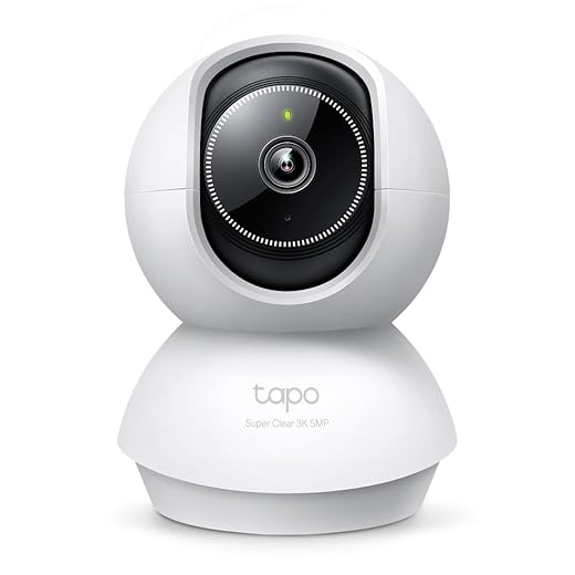 Caméra de Surveillance WiFi intérieure 360° Tapo 3K(5MP)
