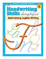 Handwriting Skills Simplified: Maintaining Legible Writing, Level F (Grade 6) 1571102302 Book Cover