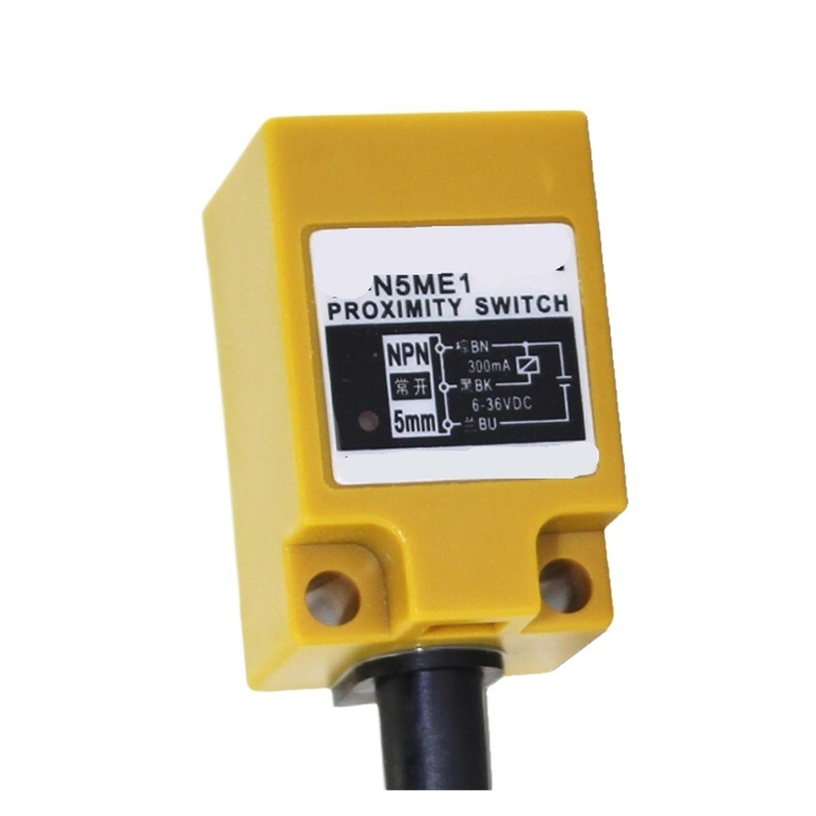 Quadratischer Näherungsschalter Quadratischer Näherungsschalter N5ME1/D1/F1, dreiadriger NPN/PNP-Metallsensor, normalerweise offen und geschlossen
