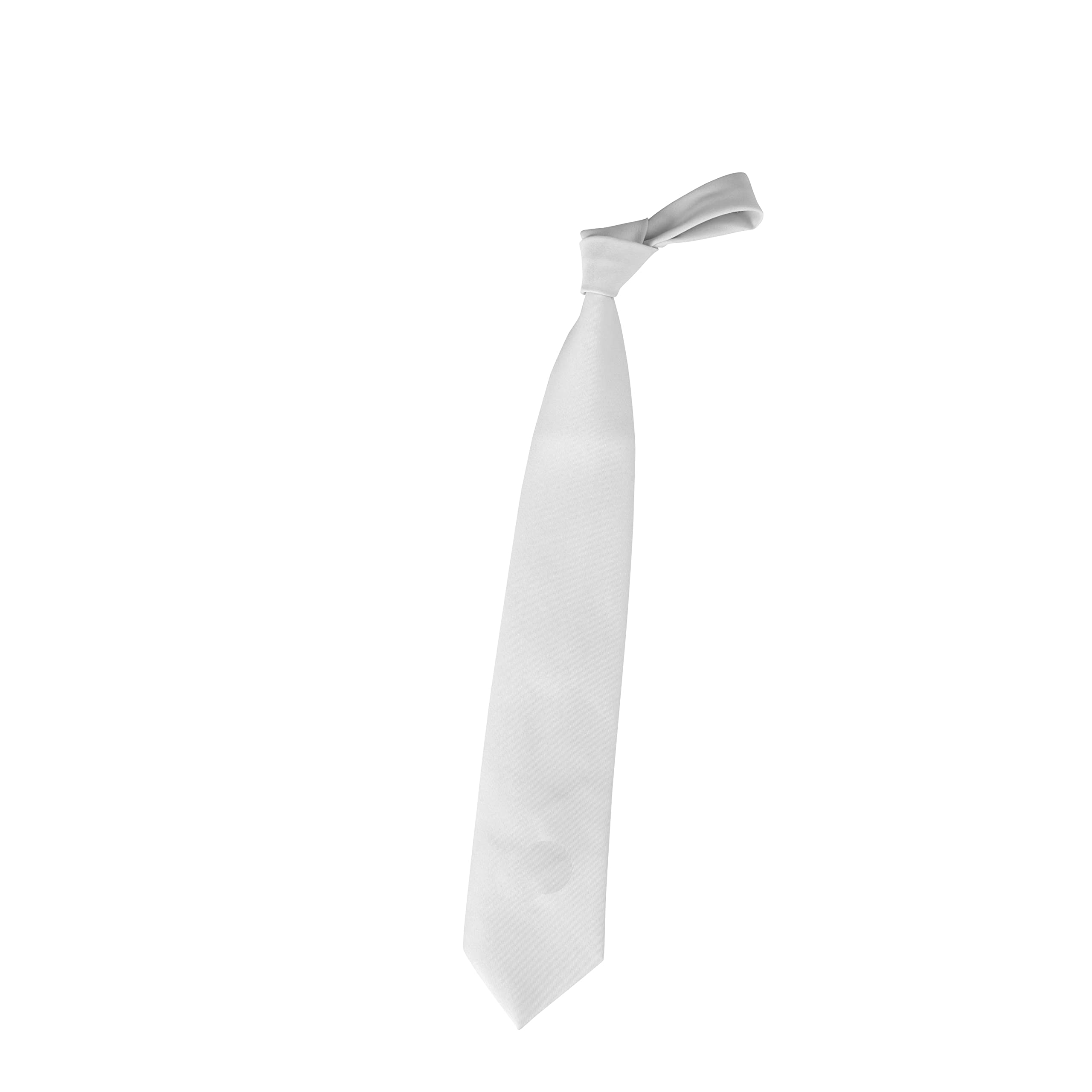 Horka Equestrian Tie Men Plain White Colour Horse Riding Competition Accessories