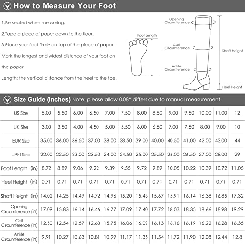 Dream Pairs 43237-2 Women'S Blvd Black Knee High Pull On Fall Weather Boots Size 8 M Us thumb #4