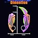 PETBSNVB 2pcs Fidget Claw Knife, 3D Gravity Knife Toy, 3D Gravity Plastic, Switchblade, Printed, Printing Knife, Carrot Knife,Sensory Knife Fidget Toys for Kids & Adults, Anxiety Stress Relief Toy