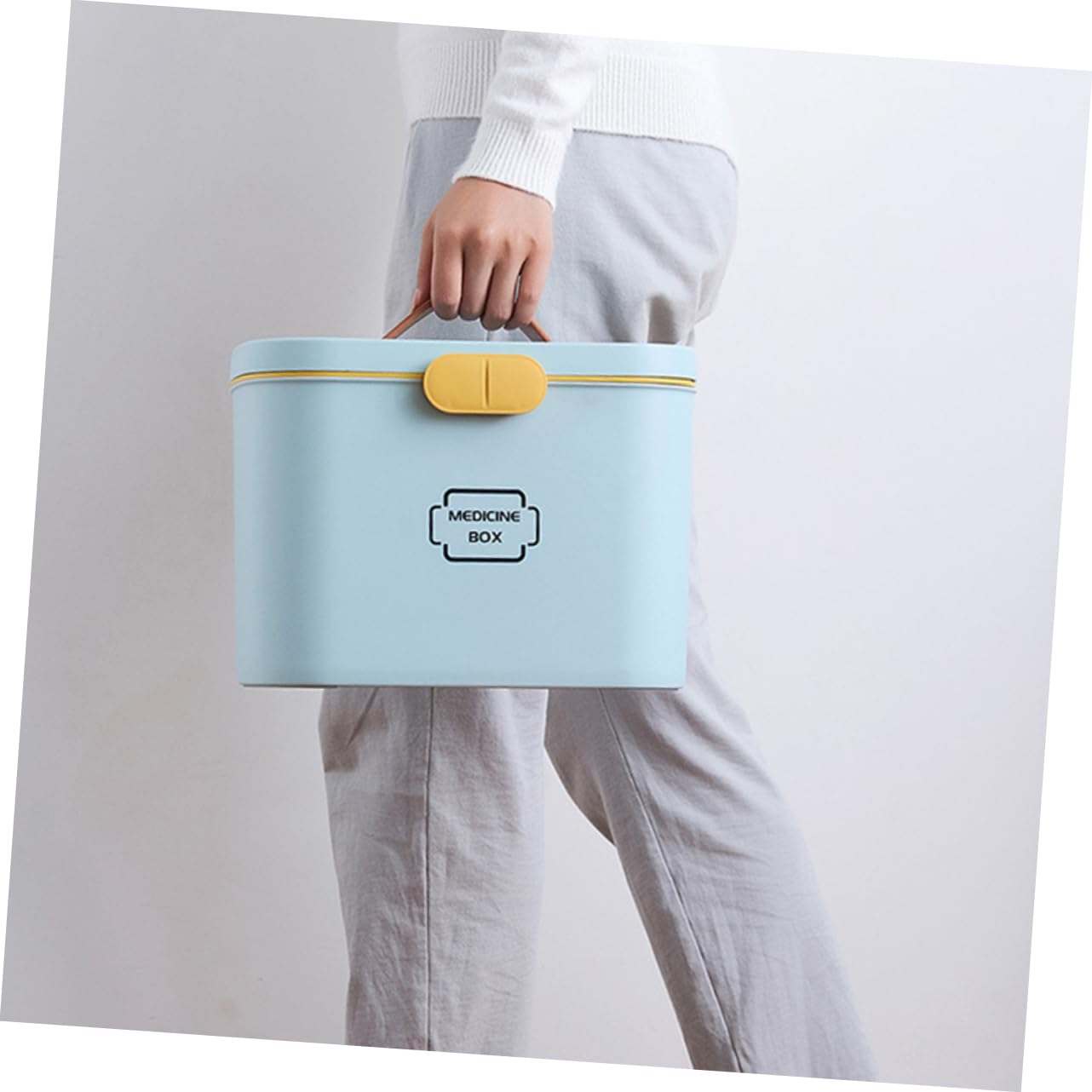 Boîte Organisateur De Stockage De Médicaments Conteneur Rose Étui D'Aide Pilule Médicaments Pot Congélateur Thermostat Mini Compartiment De Portable Bac D'Alimentation