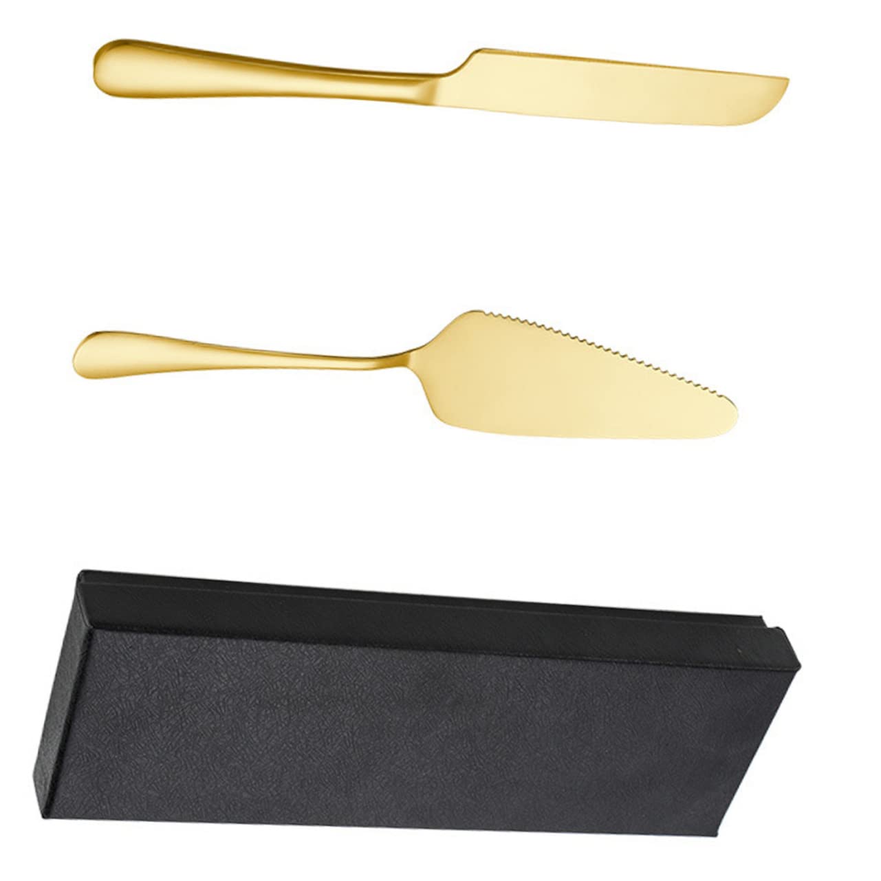 Cabilock 1 Set Cake Cutting Set Portable Cake Spatula Server Tool for Weddings Birthdays and Gatherings Easy to Use for Pies Tarts and More