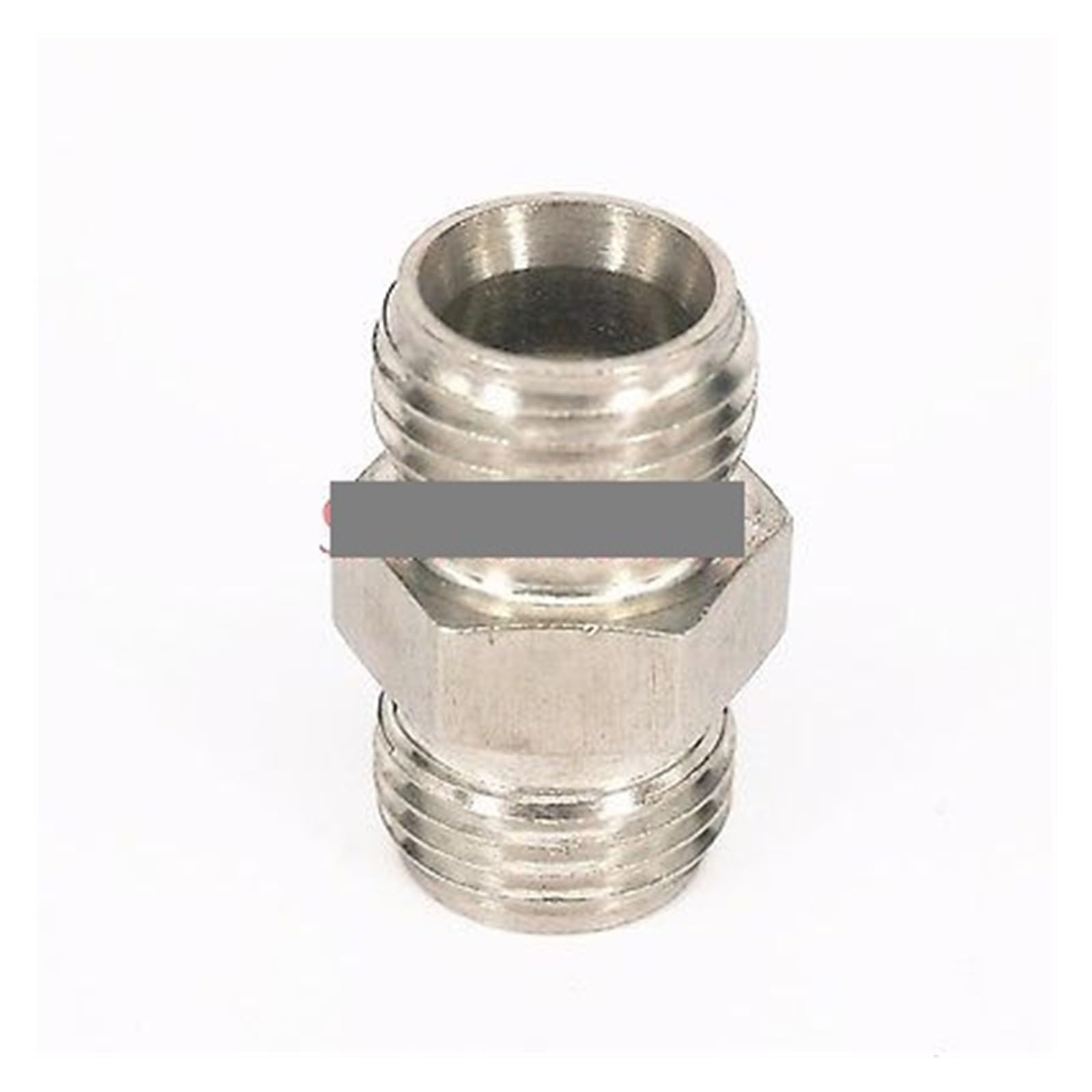 Auoqkqut Men's One Color M18x1.5mm Metric To M18x1.5mm Metric Threaded 304 Stainless Steel Pipe Fitting Connector Max Pressure 2.5 Mpa