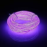 ★ El cable EL es un cable de cobre delgado recubierto con un fósforo que ilumina una luz continua de 360 ​​grados cuando se le aplica una corriente alterna.