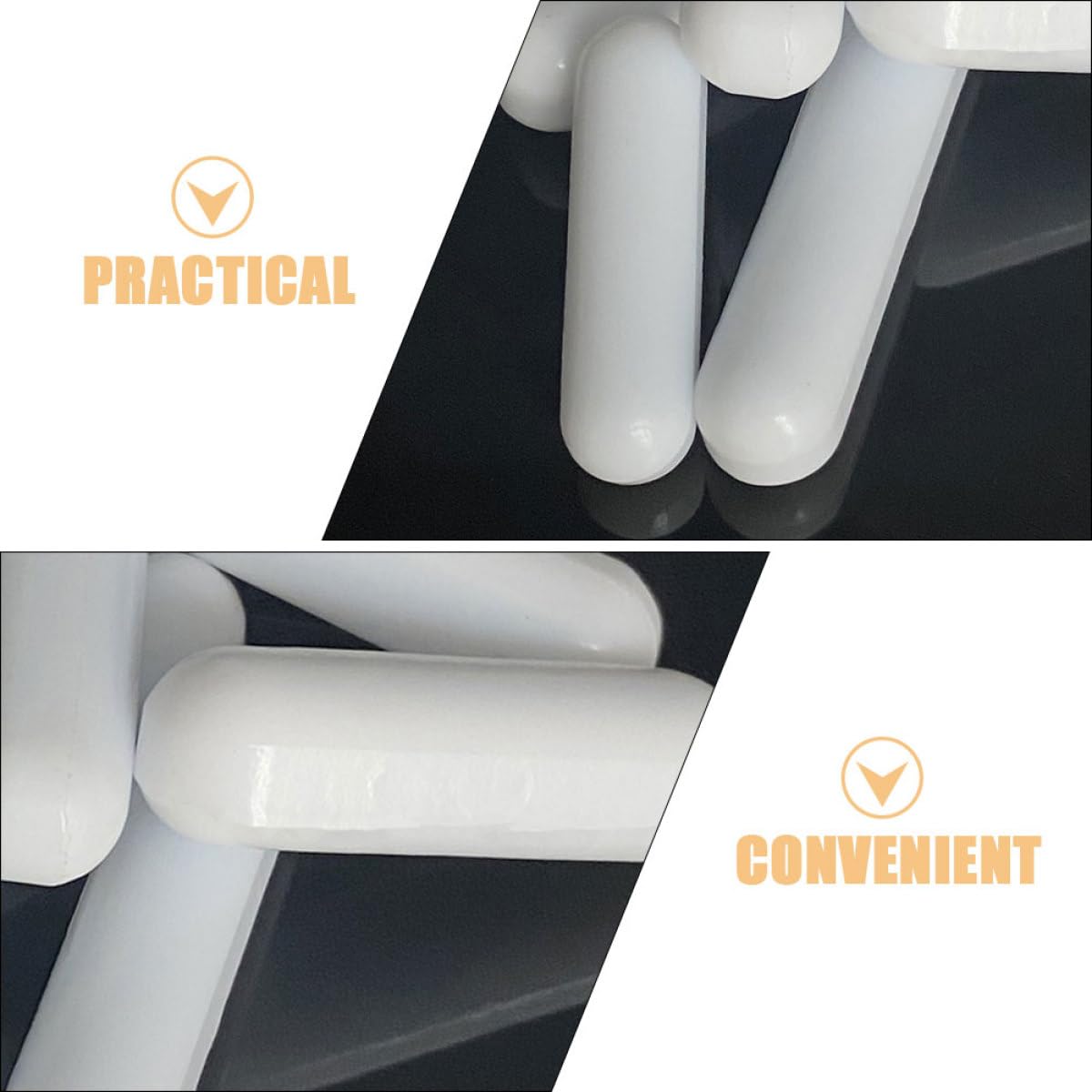 UKCOCO 16 Piezas Varillas Agitadoras Magnéticas de Ptfe 8x35mm para Laboratorio Agitación Magnética Resistente a Altas Temperaturas para Experimentos Científicos